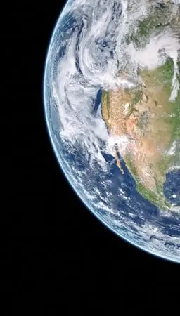 Earth view from space