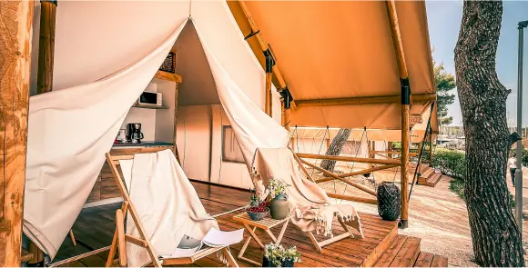 Glamping room